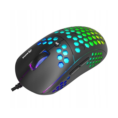 Marvo M399 Mysz przewodowa, czarna, 6400DPI