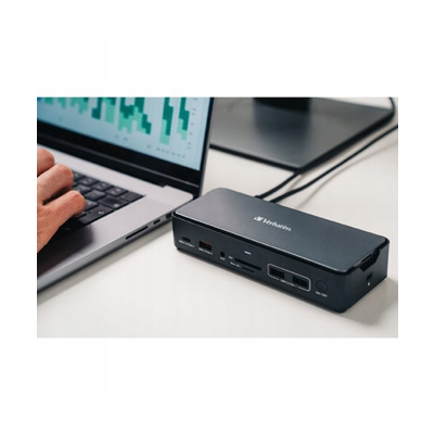 Verbatim Stacja dokująca USB-C Pro 15-port HDMI RJ45 microSD USB-A USB-C