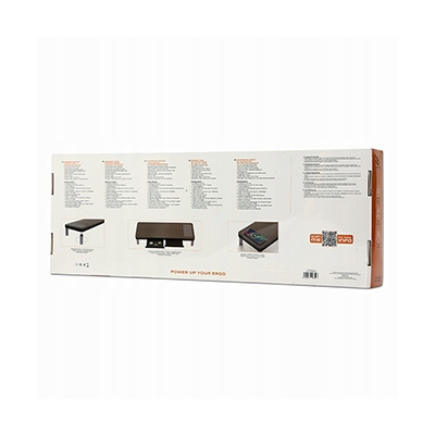 Powerton ERGO DOKY Podstawa pod monitor z stacją dokującą, szary