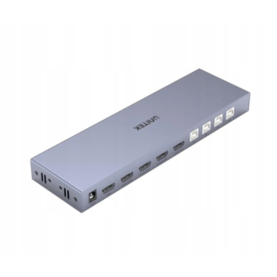 Unitek Przełącznik KVM 4K HDMI 2.0 4-in 1-out +USB