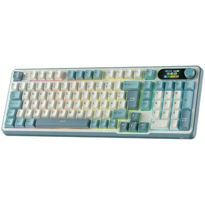 ROYAL KLUDGE RK-S98 Light Cloud Gaming Keyboard Chartreuse switch