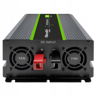 Qoltec Przetwornica Monolith 3000W 6000W 24V/230V Czysty Sinus LCD