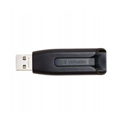 Verbatim USB 3.0, 128GB, V3, Store N Go, czarny, 49189, z wysuwanym złączem