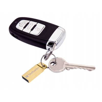 Verbatim flash disk, USB 3.0, 64GB Metal Executive, Store N GO złoty, 99106