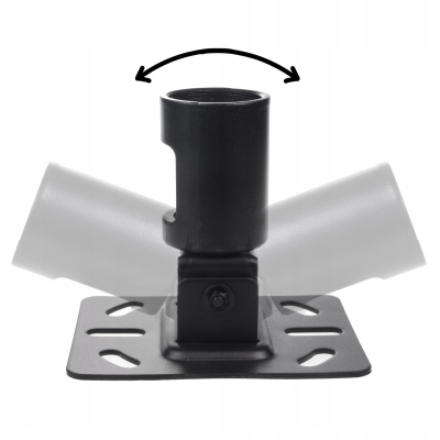 Maclean Płyta do montażu uchwytu TV regulowana na poddasze 50kg, MC-886