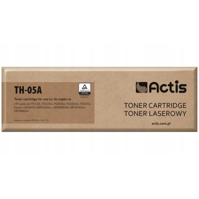 Toner ACTIS TH-05A HP 05A CE505A, Canon CRG-719;