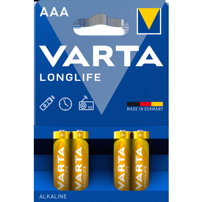 VARTA BATERIE ALKALICZNE R3 (AAA) LONGLIFE 4szt