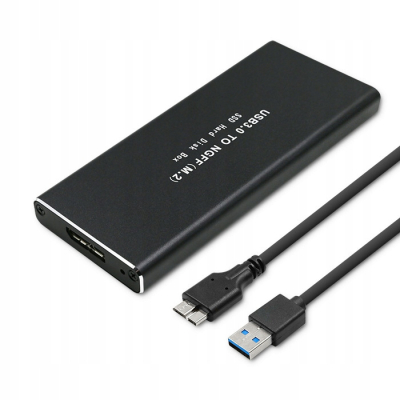 Qoltec Obudowa kieszeń do dysków SSD M.2 SATA NGFF USB 3.0 51854
