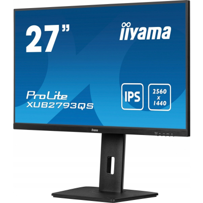 IIYAMA Monitor 27 cali XUB2793QS-B7 IPS QHD HAS(150mm) 100Hz 300cd
