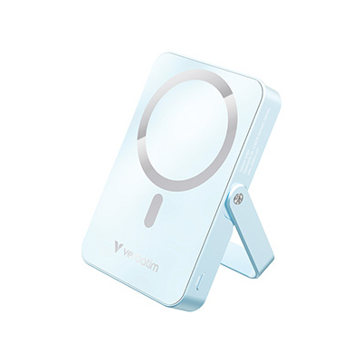 Verbatim powerbank z ładowaniem bezprzewodowym 5V 10 000mAh Niebieska 32266