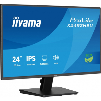 Monitor iiyama 24 cale X2492HSU-B1 IPS FHD HDMI DP 120Hz 300cd 4ms