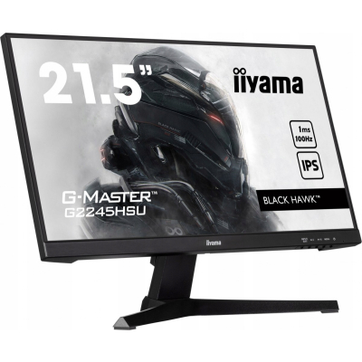 IIYAMA Monitor 22 cale G2245HSU-B2 IPS, FHD, 100Hz, 1ms, 2xUSB, 300cd