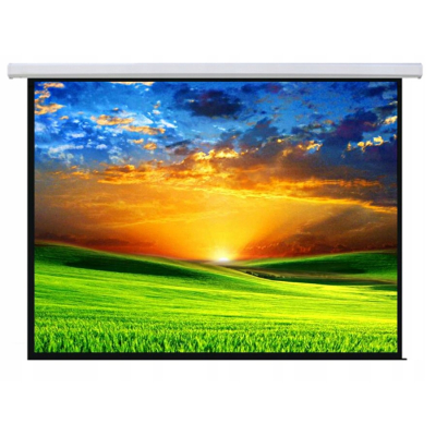 Maclean Ekran projekcyjny elektryczny sterowane pilotem 167" 300x300 MC-562