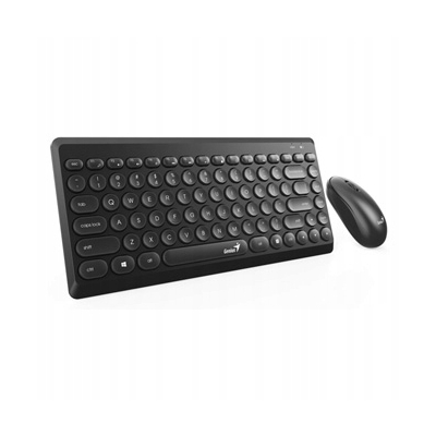 Genius LuxeMate Q8000 zestaw klawiatura CZ/SK, mysz optyczna bezprzewodowa