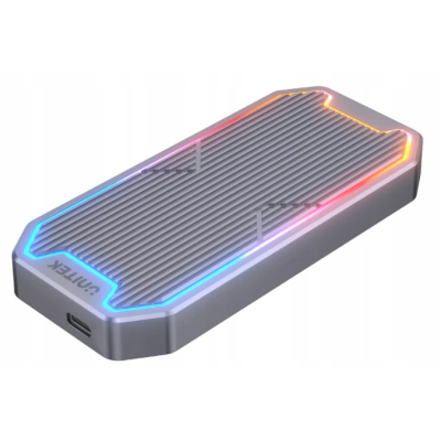 Unitek Obudowa dysku M.2 SSD NVMe/SATA 10Gbps RGB