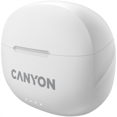 CANYON Słuchawki dokanałowe TWS 8 ENC Białe