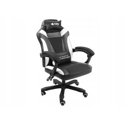 FURY Fotel dla graczy Avenger M+ Czarno-biały