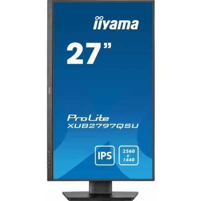 IIYAMA Monitor 27 cali XUB2797QSU-B1 IPS HDMI DP 100Hz QHD HAS USB 2x2W