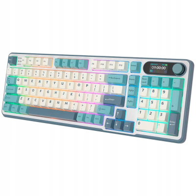 ROYAL KLUDGE RK-S98 Light Cloud Gaming Keyboard Beige switch