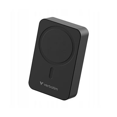 Verbatim powerbank 5V 20000mAh, Mocowanie magnetyczne, Czarny