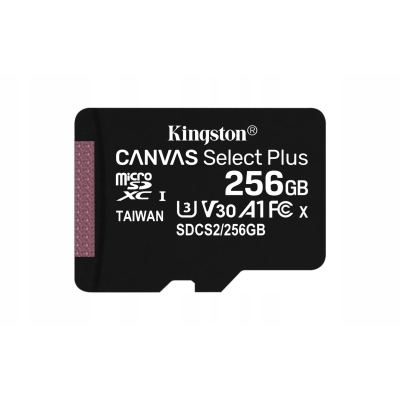 Kingston microSD 256GB Canvas Select Plus