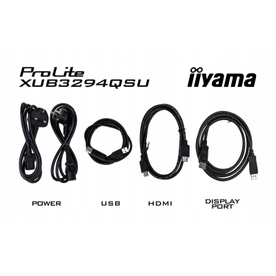 IIYAMA Monitor 32 cale XUB3294QSU-B1 WQHD HDMI DP