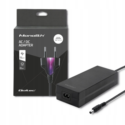Qoltec Zasilacz desktopowy 96W 24V 4A 5.5*2.5 +kabel zasilający