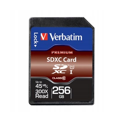 Verbatim Karta pamięci Secure Digital Card Premium U1 256GB SDXC UHS-I U1