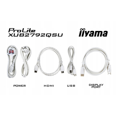IIYAMA Monitor 27 cali ProLite XUB2792QSU-W6 IPS QHD HAS 100Hz USB SLIM Sklep KOZIENICE RADOM