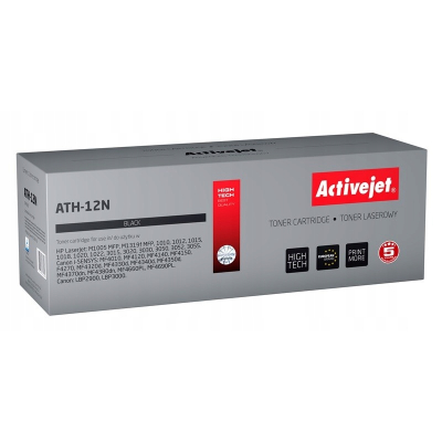 Toner Activejet ATH-12N HP 12A Q2612A, Canon FX-10