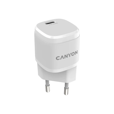 CANYON Ładowarka sieciowa H-20-05 PD 20W USB-C Biała