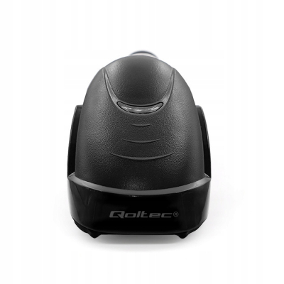 Qoltec Laserowy czytnik kodów kreskowych 1D USB Czarny 50876