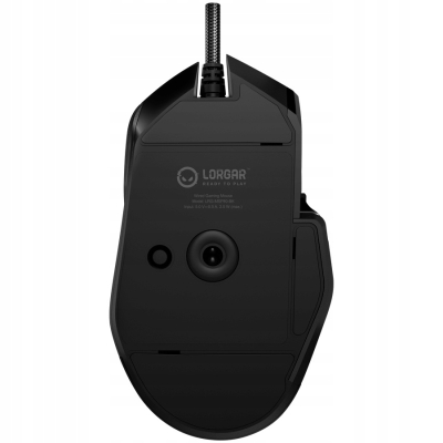 LORGAR Mysz Gamingowa Pro MSP80, 8000 Hz, Czarna