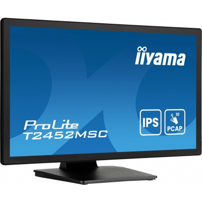 IIYAMA Monitor 24 cale T2452MSC-B1AG 10 PKT. POJ,IPS HDMI DP 7H USB 400cd