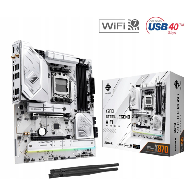 Płyta główna ASRock X870 STEEL LEGEND WIFI AM5 DDR5 ATX