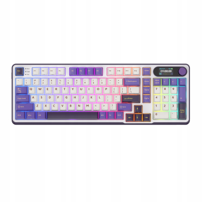 ROYAL KLUDGE RK-S98 Blackberry Mousse Gaming Keyboard Chartreuse switch
