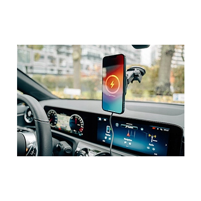 Verbatim uchwyt telefonu do samochodu z ładowarką indukcyjną technologia Qi