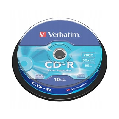 Verbatim CD-RExtra Protection 10-pack 700MB 52x 80min. 12cm cake box