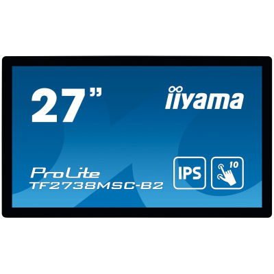 IIYAMA Monitor 27 cali TF2738MSC-B2 IPS,FHD DVI DP HDMI 2x3W poj.10p IP1X
