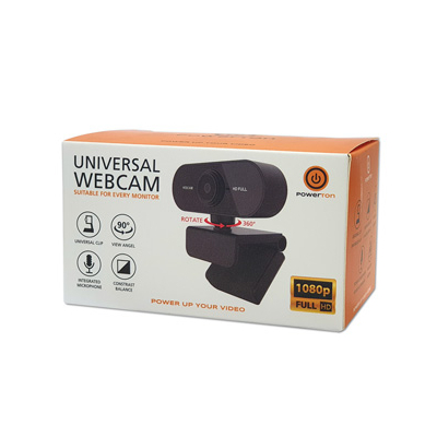 Powerton LIFE EYRO kamera Full HD, czarna