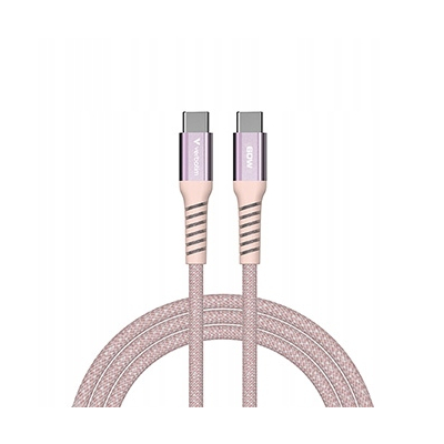 Verbatim USB kabel USB C (M) - USB C (M) 60W 1.2m magnetyczny różowy 31853