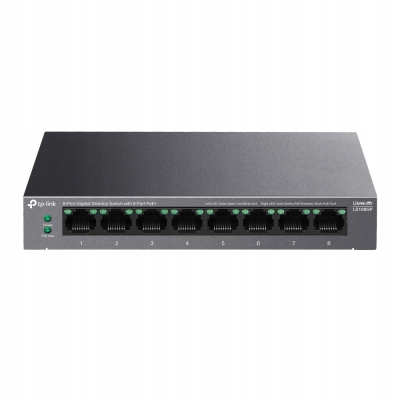 TP-LINK Przełącznik LS108GP 8xGE PoE+
