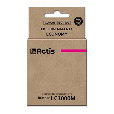 Tusz ACTIS KB-1000M Brother LC1000M/LC970M;czerwon