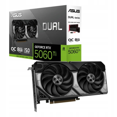Karta graficzna Asus DUAL RTX 5060 TI 8GB OC GDDR7 DLSS 4