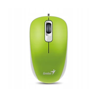 Genius DX-110 Mysz przewodowa, zielona, 1000DPI