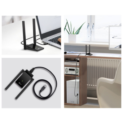 TP-LINK Karta sieciowa Archer T4U Plus USB AC1300