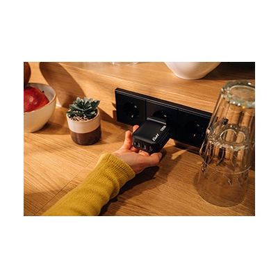 Verbatim Ładowarka Mini GaN USB-CR PD 100W USB-A wymienne końcówki 32230