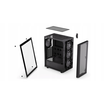 Obudowa Endorfy Ventum 200 ARGB EY2A014 Midi Tower czarny
