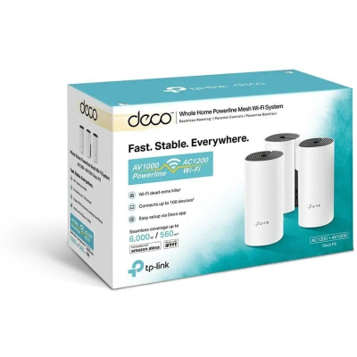 TP-LINK] Zestaw routerów mesh Deco P9 AC1200 + AV1000