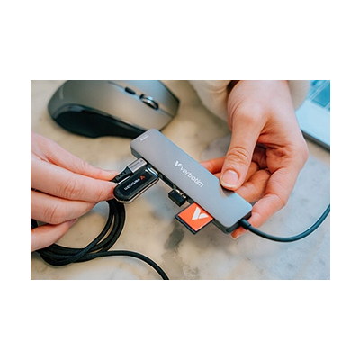 Verbatim USB flash disk, USB C, 64GB, Plectra, czarny, 30224, USB C